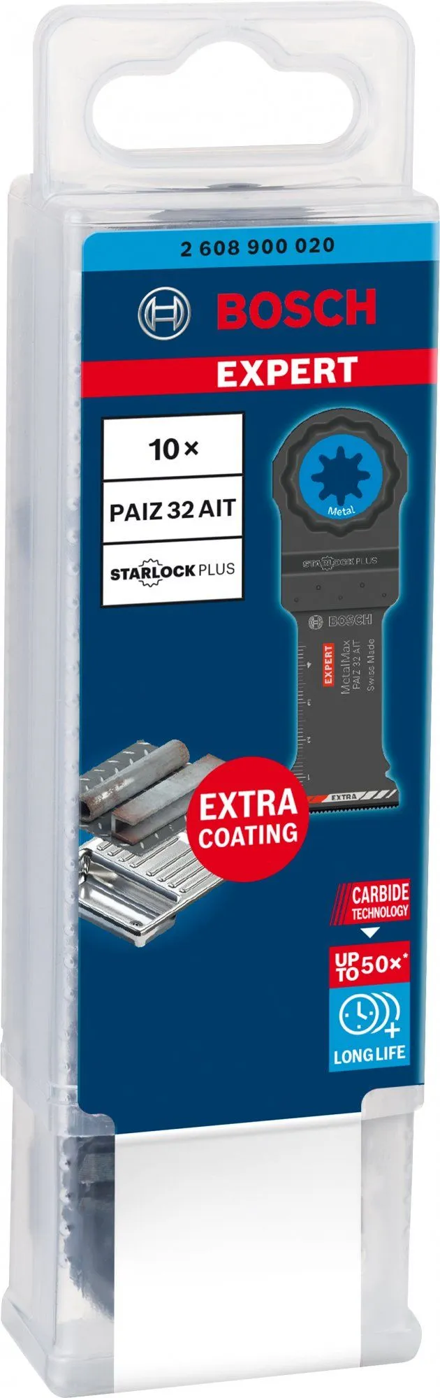 Bosch 2608900020 EXPERT StarlockPlus CoatedCarbide Invalzaagblad PAIZ 32 AIT Carbide, Metal 32 X 50 Mm 10 2 Bosch 2608900020 EXPERT StarlockPlus CoatedCarbide Invalzaagblad PAIZ 32 AIT Carbide, Metal 32 X 50 Mm 10 - Image 2