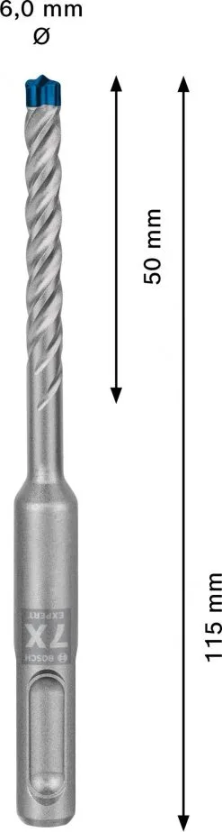 Bosch 2608900071 EXPERT Hamerboor SDS Plus-7X 6x50x115mm -Bosch Winkel 0503e81d36bcd57d19c82d93b4b9aa9a
