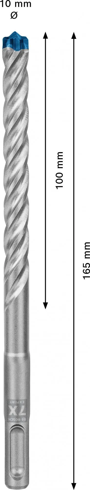 Bosch 2608900170 EXPERT Hamerboor SDS Plus-7X 10st 10x100x165mm 3 Bosch 2608900170 EXPERT Hamerboor SDS Plus-7X 10st 10x100x165mm - Image 3