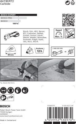 Bosch 2608900045 EXPERT Starlock Carbide Schuurplateau Multimaterial AVZ90RT2 -Bosch Winkel 0a9a32e8f24066b4d2ae7ffbca0913ac