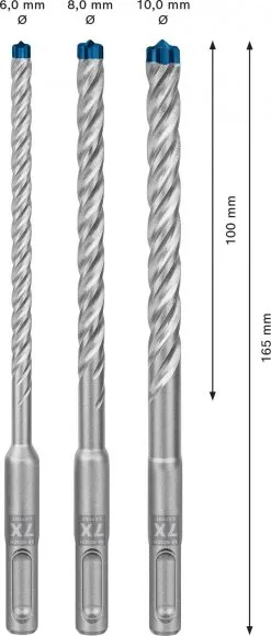 Bosch 2608900196 EXPERT 3-delige Set SDS Plus-7X 6, 8, 10 Mm 17 Bosch 2608900196 EXPERT 3-delige Set SDS Plus-7X 6, 8, 10 Mm -Bosch Winkel 0d3db29bc32c7d061e883789eb01f568