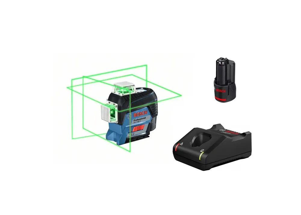 Bosch GLL 3-80 CG 12V Li-Ion Accu Kruislijnlaser Set (1x 2.0Ah Accu) In L-Boxx - Groen - 0601063T00 1 Bosch GLL 3-80 CG 12V Li-Ion Accu Kruislijnlaser Set (1x 2.0Ah Accu) In L-Boxx - Groen - 0601063T00