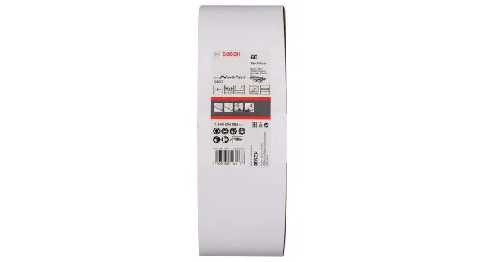 Bosch 2608606081 Schuurband X440 - K60 - 75 X 533mm (10st) 1 Bosch 2608606081 Schuurband X440 - K60 - 75 X 533mm (10st)