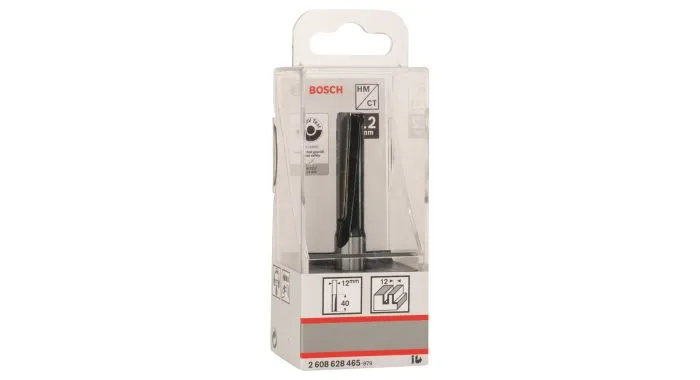 Bosch 2608628465 Vingerfrees Met Verlenging - 2 Snijvlakken - Hardmetaal - 12x40mm 1 Bosch 2608628465 Vingerfrees Met Verlenging - 2 Snijvlakken - Hardmetaal - 12x40mm