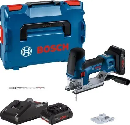 Bosch GST 18V-155 SC 18V Li-ion Accu Decoupeerzaag Set (2x 4.0Ah) In L-Boxx - 360° Grip - 3800 Tpm 1 Bosch GST 18V-155 SC 18V Li-ion Accu Decoupeerzaag Set (2x 4.0Ah) In L-Boxx - 360° Grip - 3800 Tpm