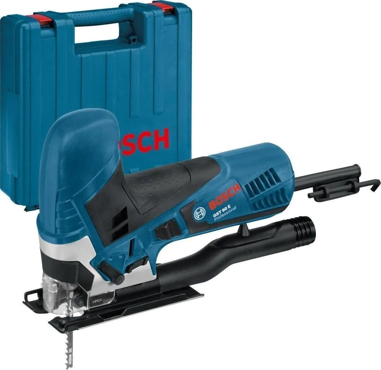 Bosch GST 90 E Decoupeerzaag In Koffer - 650W - T-greep - Variabel - 060158G000 1 Bosch GST 90 E Decoupeerzaag In Koffer - 650W - T-greep - Variabel - 060158G000