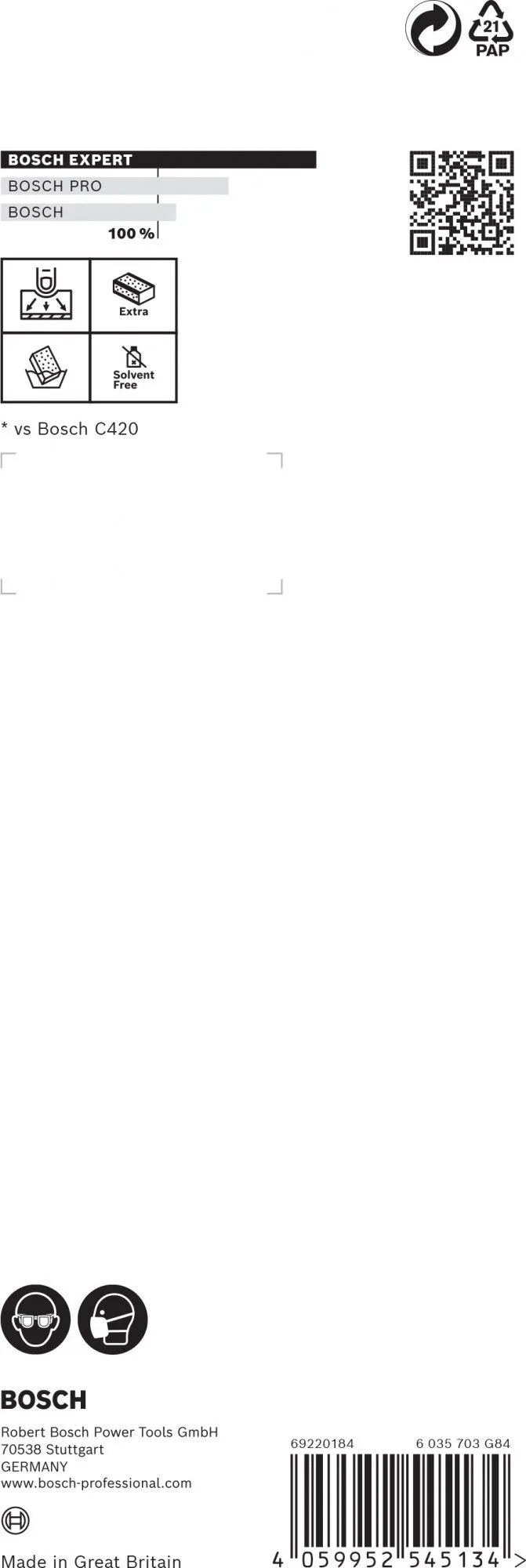 Bosch 2608901175 EXPERT 3-delige Schuursponzenset S471, Best For Flats & Edges, 69 X 97 X 26 Mm 3 Bosch 2608901175 EXPERT 3-delige Schuursponzenset S471, Best For Flats & Edges, 69 X 97 X 26 Mm - Image 3