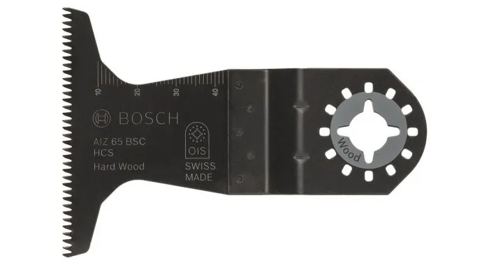 Bosch 2608662354 / AII 65 BSPC HCS Invalzaagblad - 40 X 65 Mm - Hard Hout 1 Bosch 2608662354 / AII 65 BSPC HCS Invalzaagblad - 40 X 65 Mm - Hard Hout