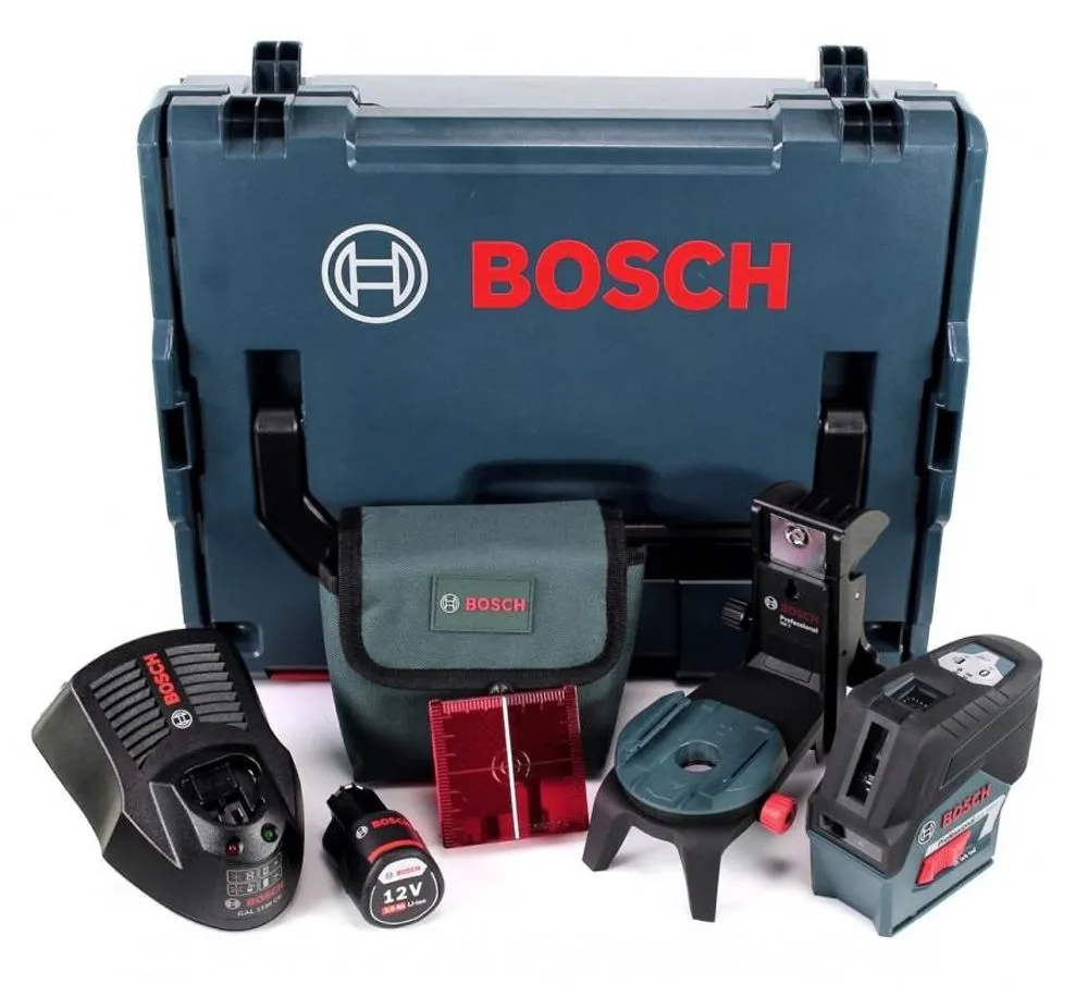 Bosch GCL 2-50 C 12V Li-Ion Accu Kruislijnlaser In Etui Set (1x 2.0Ah Accu) In L-Boxx - 20m - 0601066G03 1 Bosch GCL 2-50 C 12V Li-Ion Accu Kruislijnlaser In Etui Set (1x 2.0Ah Accu) In L-Boxx - 20m - 0601066G03