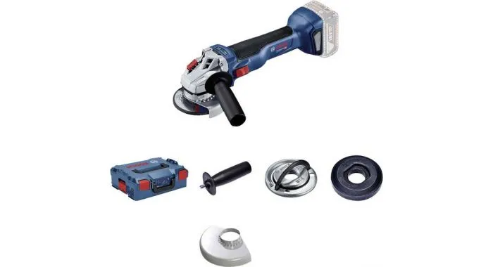 Bosch GWS 18V-10 18V Li-Ion Accu Haakse Slijper Body In L-Boxx - 125mm - Koolborstelloos 1 Bosch GWS 18V-10 18V Li-Ion Accu Haakse Slijper Body In L-Boxx - 125mm - Koolborstelloos