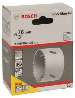 Bosch 2608584125 Gatzaag - HSS BiMetaal - 76 Mm