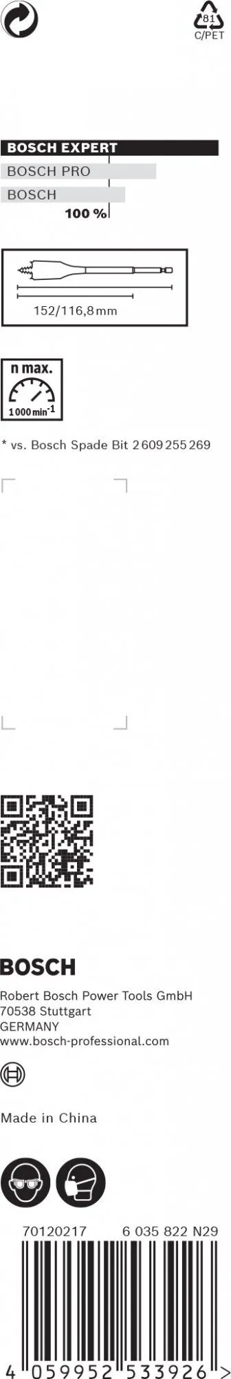 Bosch 2608900318 EXPERT Speedboor Self Cut Speed, Zeskantschacht 19 X 152 Mm 3 Bosch 2608900318 EXPERT Speedboor Self Cut Speed, Zeskantschacht 19 X 152 Mm - Image 3