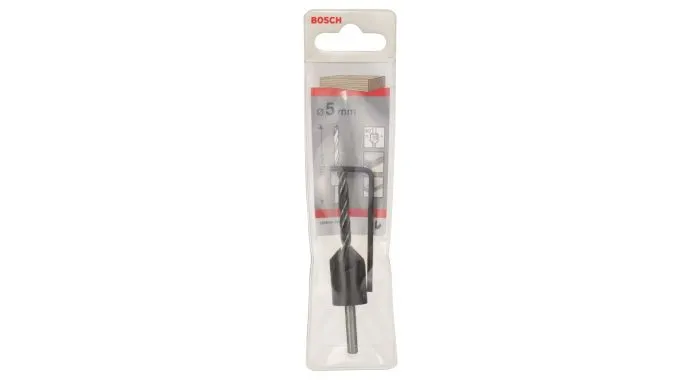 Bosch 2608596392 Houtspiraalboor Met Verzinkboor - 5mm 1 Bosch 2608596392 Houtspiraalboor Met Verzinkboor - 5mm