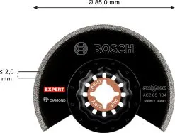 Bosch 2608900034 EXPERT Grout Segment Blad ACZ 85 RD4 Multitoolzaagblad - 85 Mm -Bosch Winkel 527fc90ac2c29cda94ad9440577fbae7