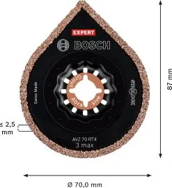 Bosch 2608900041 EXPERT Starlock Carbide 3 Max Grout & Abrasive AVZ70RT4 -Bosch Winkel 5cf2acb2a9207b827eeb4abd3e3fb961