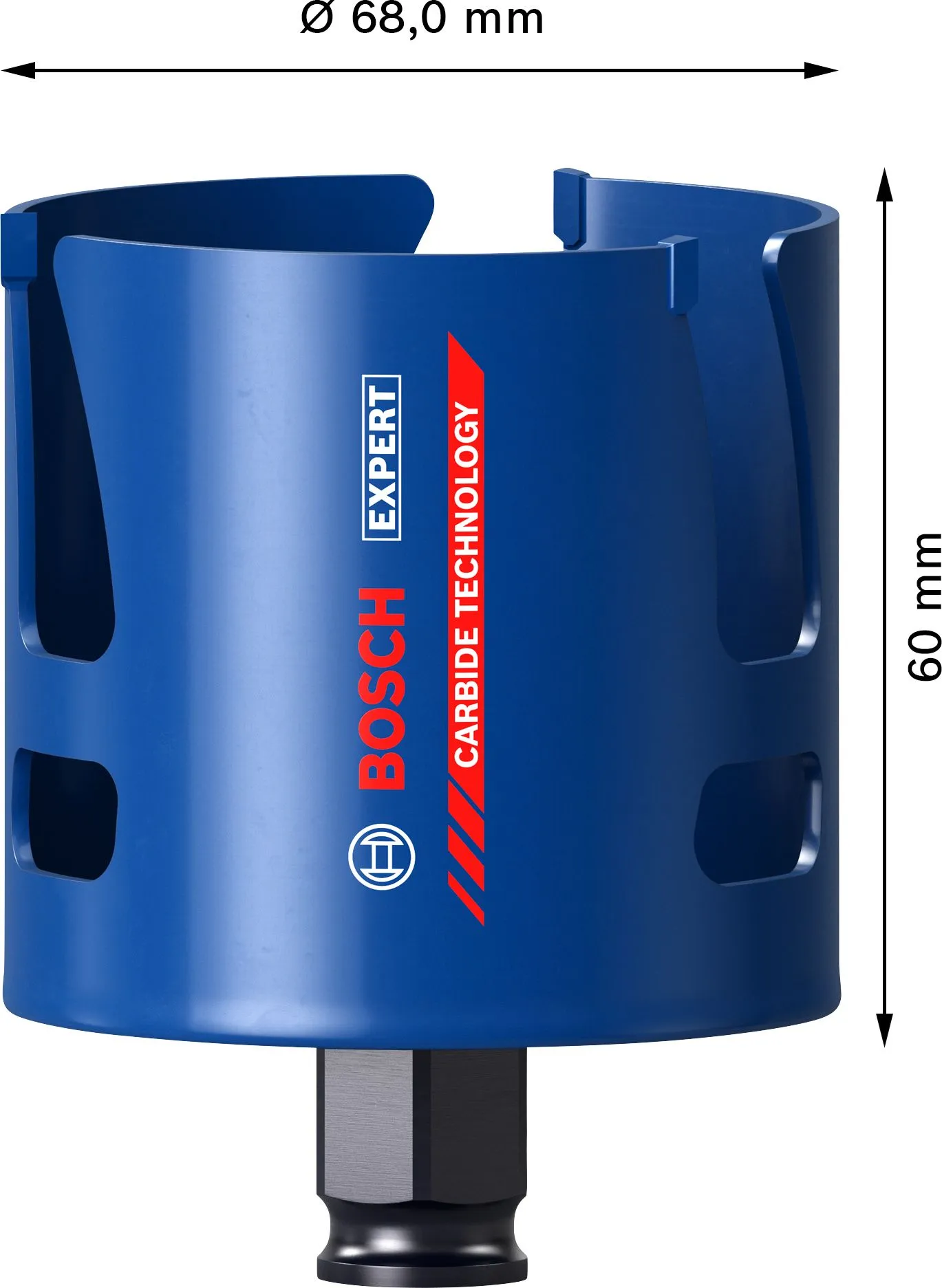 Bosch 2608900470 EXPERT Power-Change Gatzaag Construction Material 68mm 4 Bosch 2608900470 EXPERT Power-Change Gatzaag Construction Material 68mm - Image 4