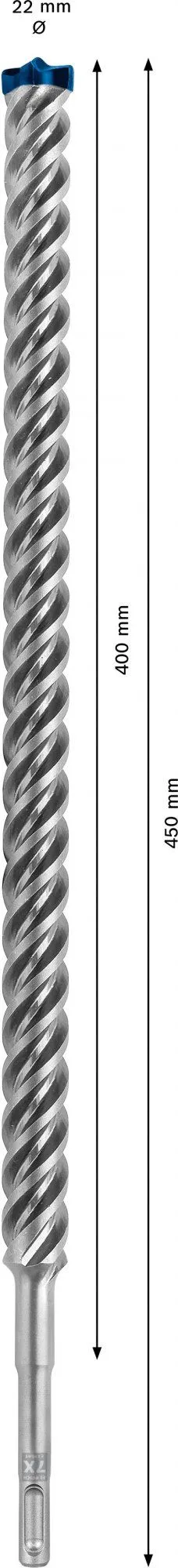 Bosch 2608900147 EXPERT Hamerboor SDS Plus-7X - 22x400x450mm 3 Bosch 2608900147 EXPERT Hamerboor SDS Plus-7X - 22x400x450mm - Afbeelding 3