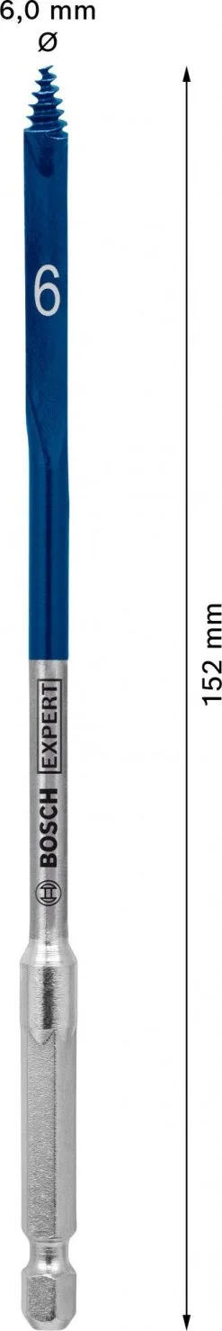 Bosch 2608900309 EXPERT Speedboor Self Cut Speed, Zeskantschacht 6 X 152 Mm