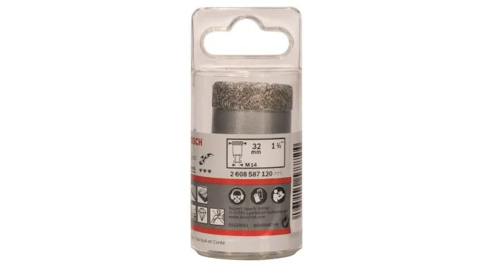 Bosch 2608587120 Diamantboor Dry Speed - Keramiek - Droog - 32mm 1 Bosch 2608587120 Diamantboor Dry Speed - Keramiek - Droog - 32mm