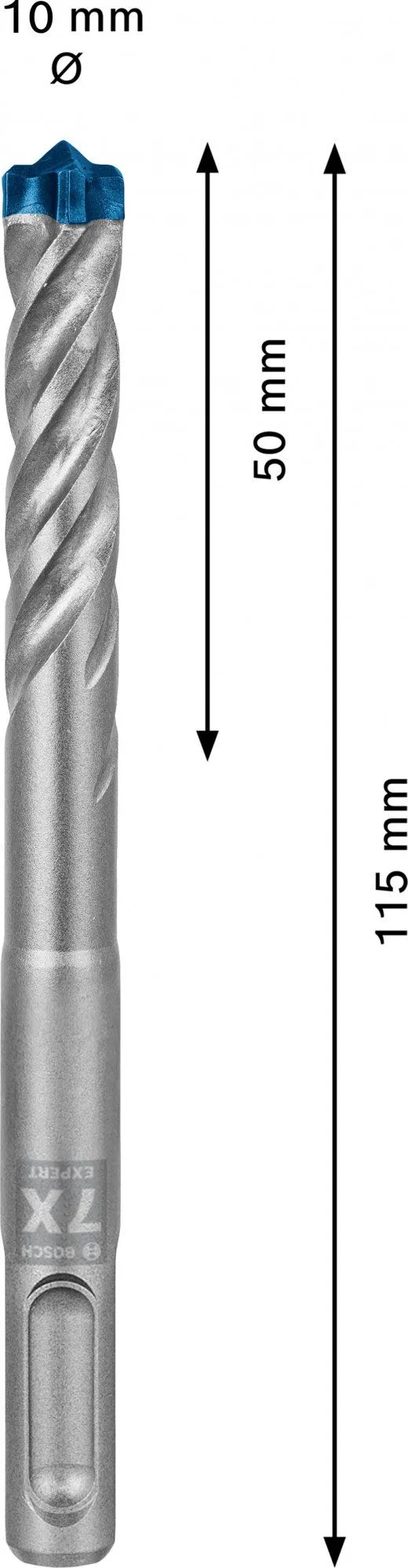 Bosch 2608900096 EXPERT Hamerboor SDS Plus-7X 10x50x115mm 3 Bosch 2608900096 EXPERT Hamerboor SDS Plus-7X 10x50x115mm - Image 3