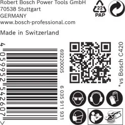 Bosch 2608900922 EXPERT Schuurvel C470 Best For Wood And Paint - 150mm - K180 - 6 Gaten (50st) 16 Bosch 2608900922 EXPERT Schuurvel C470 Best For Wood And Paint - 150mm - K180 - 6 Gaten (50st) -Bosch Winkel 718cd82963951520a53a3bada92aba09