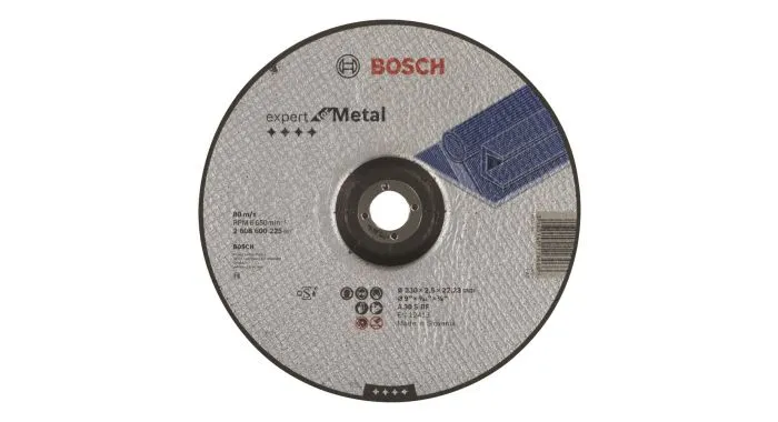 Bosch 2608600225 Expert Doorslijpschijf - 230 X 22,23 X 2,5mm - Metaal 1 Bosch 2608600225 Expert Doorslijpschijf - 230 X 22,23 X 2,5mm - Metaal