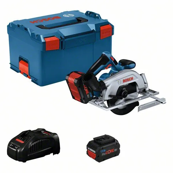 Bosch GKS 18V-57-2 18V Li-ion Accu Cirkelzaag Set (2x 5.5Ah) In L-Boxx - 165 Mm 1 Bosch GKS 18V-57-2 18V Li-ion Accu Cirkelzaag Set (2x 5.5Ah) In L-Boxx - 165 Mm