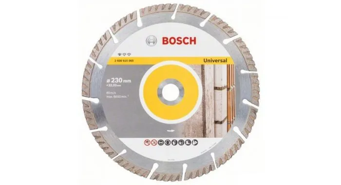 Bosch 2608615065 Standard Diamantdoorslijpschijf - 230 X 22,23 X 2,6mm - Universeel 1 Bosch 2608615065 Standard Diamantdoorslijpschijf - 230 X 22,23 X 2,6mm - Universeel