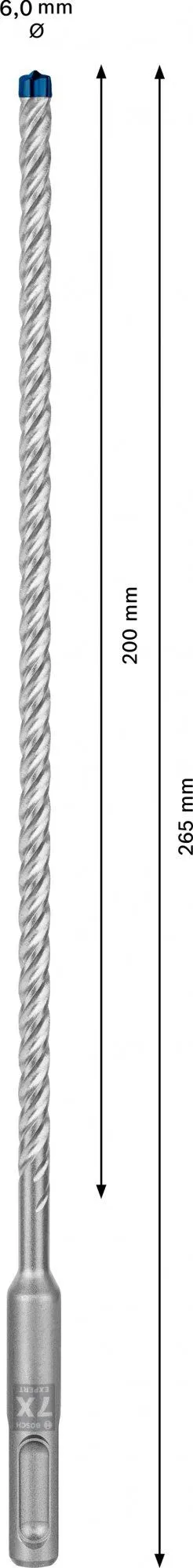 Bosch 2608900074 EXPERT Hamerboor SDS Plus-7X 6x200x265mm 3 Bosch 2608900074 EXPERT Hamerboor SDS Plus-7X 6x200x265mm - Image 3