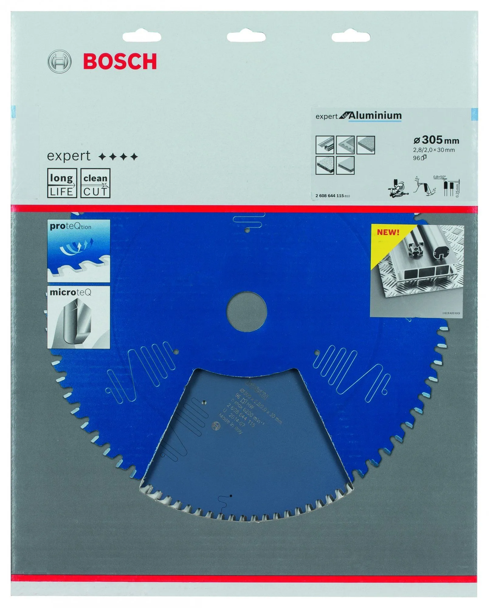 Bosch 2608644115 Expert Cirkelzaagblad - 305 X 30 X 96T - Aluminium - Carbide 2 Bosch 2608644115 Expert Cirkelzaagblad - 305 X 30 X 96T - Aluminium - Carbide - Image 2