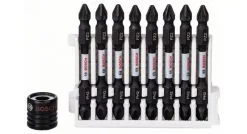 Bosch 2608522334 8 Delige Impact Dubbele Bitset + Magnetische Huls - PH2