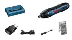Bosch 06019H2101 3,6V Li-Ion Accu Schroevendraaier Set Incl. 25-delige Bitset In Mini L-Boxx - 5Nm - 1/4"