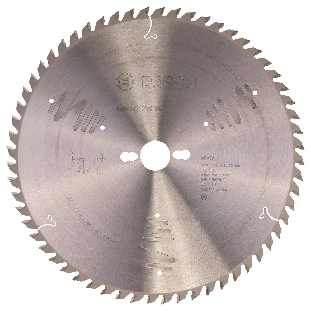 Bosch 2608642509 Expert Cirkelzaagblad - 300 X 30 X 60T - Hout - Carbide 1 Bosch 2608642509 Expert Cirkelzaagblad - 300 X 30 X 60T - Hout - Carbide