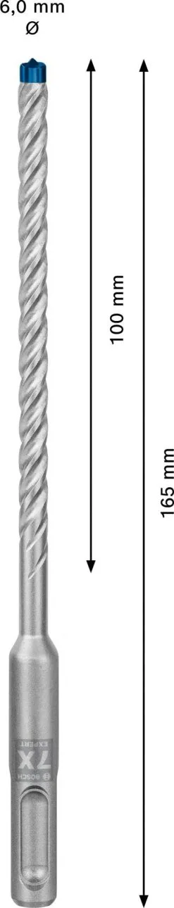 Bosch 2608900072 EXPERT Hamerboor SDS Plus-7X 6x100x165mm -Bosch Winkel a51d8cf33d4b0710ebb78f8f555ea19d
