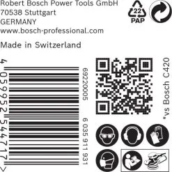 Bosch 2608901133 EXPERT Schuurvel C470 Best For Wood And Paint, Diameter 125 Mm, Korrel 320, Multiperforatie, 50x -Bosch Winkel a5957fdf3daac7cae3bd91fbad58b8e4