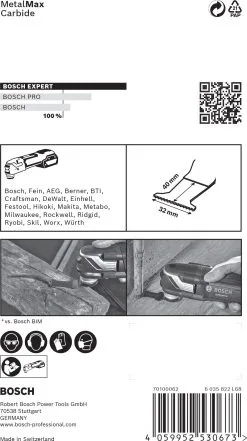 Bosch 2608900015 EXPERT Starlock CoatedCarbide Invalzaagblad AIZ 32 AIT Carbide, Metal 32 X 40 Mm 5 16 Bosch 2608900015 EXPERT Starlock CoatedCarbide Invalzaagblad AIZ 32 AIT Carbide, Metal 32 X 40 Mm 5 -Bosch Winkel a916fbe7049dc2724c98a50205439234