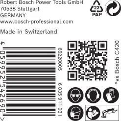 Bosch 2608900931 EXPERT Schuurvel C470 Best For Wood And Paint - 93mm - K180 - 6 Gaten (50st) -Bosch Winkel aa7aa777c85ed3b84df0565d3d24666f