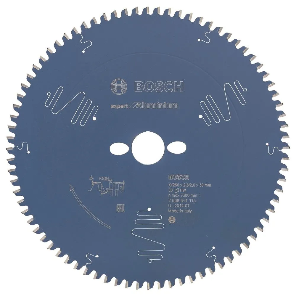 Bosch 2608644113 Expert Cirkelzaagblad - 260 X 30 X 80T - Aluminium - Carbide 1 Bosch 2608644113 Expert Cirkelzaagblad - 260 X 30 X 80T - Aluminium - Carbide