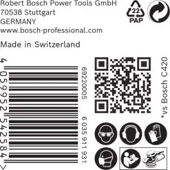 Bosch 2608900920 EXPERT Schuurvel C470 Best For Wood And Paint - 150mm - K100 - 6 Gaten (50st) -Bosch Winkel ad53b9b840d80cff9a5032cb61f5b232