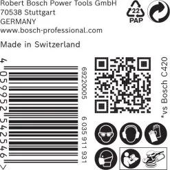 Bosch 2608900916 EXPERT Schuurvel C470 Best For Wood And Paint - 125mm - K400 - 8 Gaten (50st) 16 Bosch 2608900916 EXPERT Schuurvel C470 Best For Wood And Paint - 125mm - K400 - 8 Gaten (50st) -Bosch Winkel b6ada42b6f1579e8c271fda3ebae0ad1
