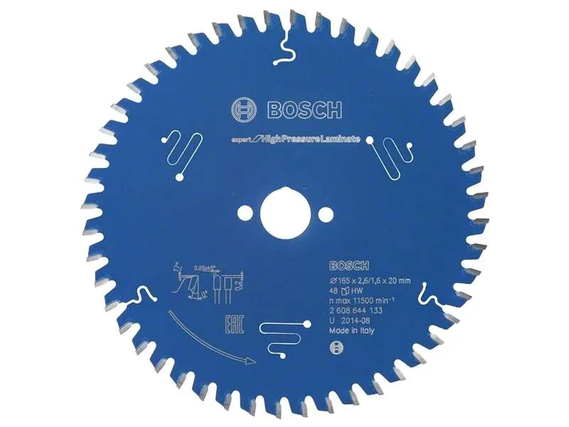 Bosch 2608644133 Expert Cirkelzaagblad - 165 X 20 X 48T - Laminaat / Trespa - Carbide 1 Bosch 2608644133 Expert Cirkelzaagblad - 165 X 20 X 48T - Laminaat / Trespa - Carbide