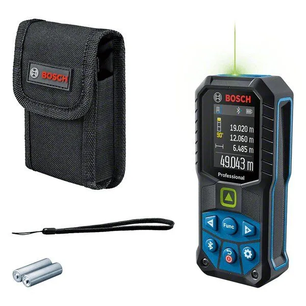 Bosch GLM 50-27 CG Professional Laserafstandsmeter - 50 Meter - Groen - 0601072U00 1 Bosch GLM 50-27 CG Professional Laserafstandsmeter - 50 Meter - Groen - 0601072U00