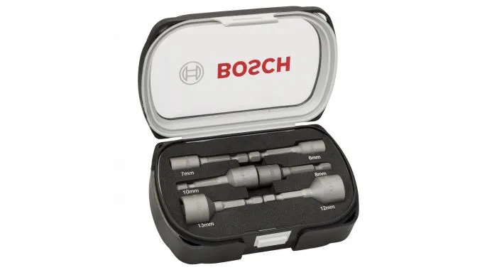 Bosch 2608551079 6-delige Dopsleutelset - Magnetisch - 1/4" 1 Bosch 2608551079 6-delige Dopsleutelset - Magnetisch - 1/4"