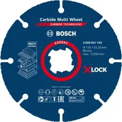 Bosch 2608901193 EXPERT X-LOCK Doorslijpschijf Carbide Multi Wheel 125mm