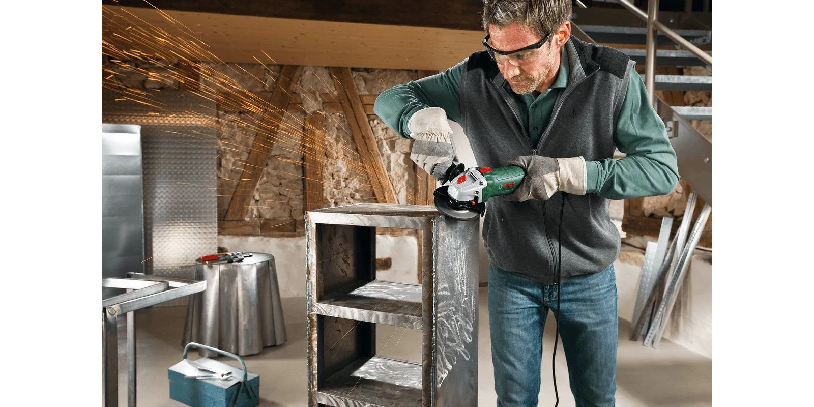 Bosch PWS 750-115 Haakse Slijper - 750W 2 Bosch PWS 750-115 Haakse Slijper - 750W - Image 2