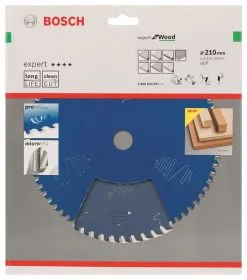 Bosch 2608644057 Expert Cirkelzaagblad - 210 X 30 X 56T - Hout - Carbide