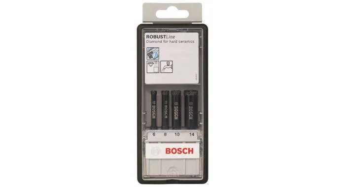 Bosch 2607019880 4-delige Robust Line Set Diamantboren Voor Nat Boren 1 Bosch 2607019880 4-delige Robust Line Set Diamantboren Voor Nat Boren