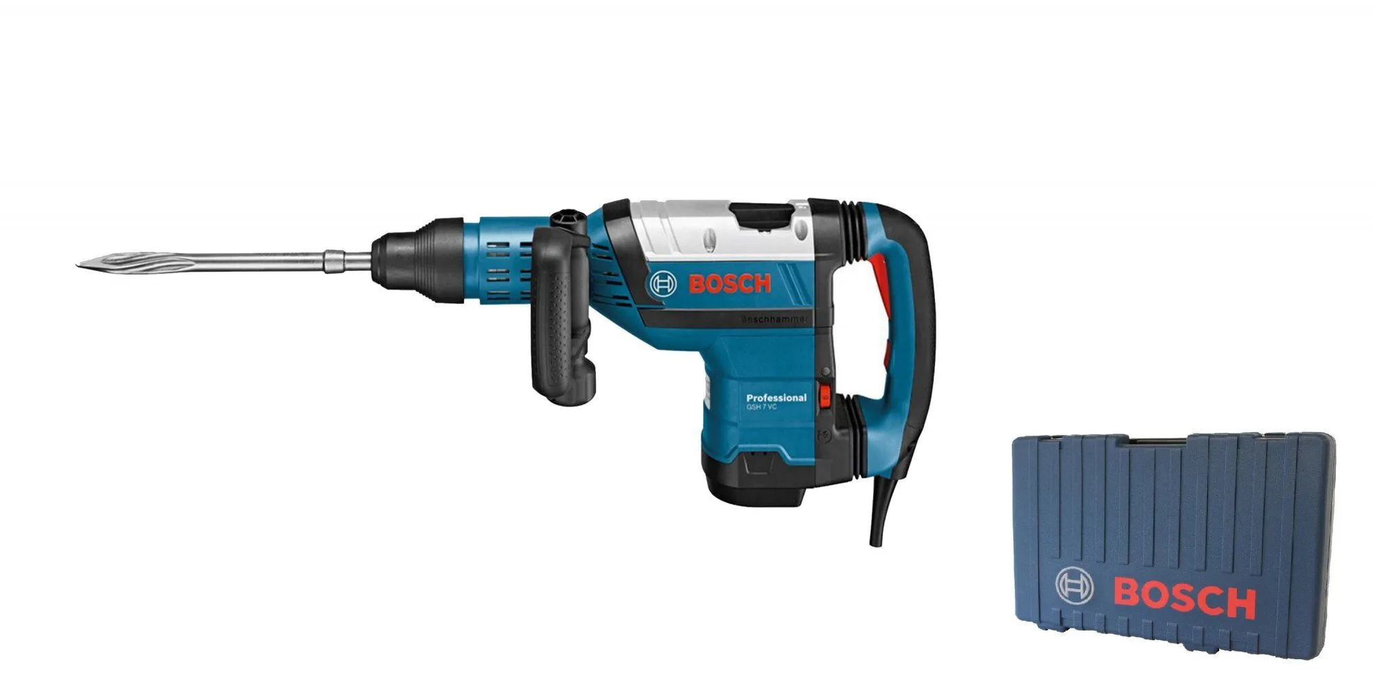 Bosch GSH 7 VC SDS-max Breekhamer In Koffer - 1500W - 13J - 0611322000 1 Bosch GSH 7 VC SDS-max Breekhamer In Koffer - 1500W - 13J - 0611322000