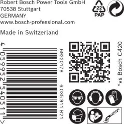 Bosch 2608900713 EXPERT M480 Schuurnet Best For Wood And Paint, Diameter 225 Mm, Korrel 240, 25x -Bosch Winkel d534e081773933ebea079de666225390