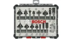 Bosch 2607017472 15-delige Frezenset In Cassette - 8mm